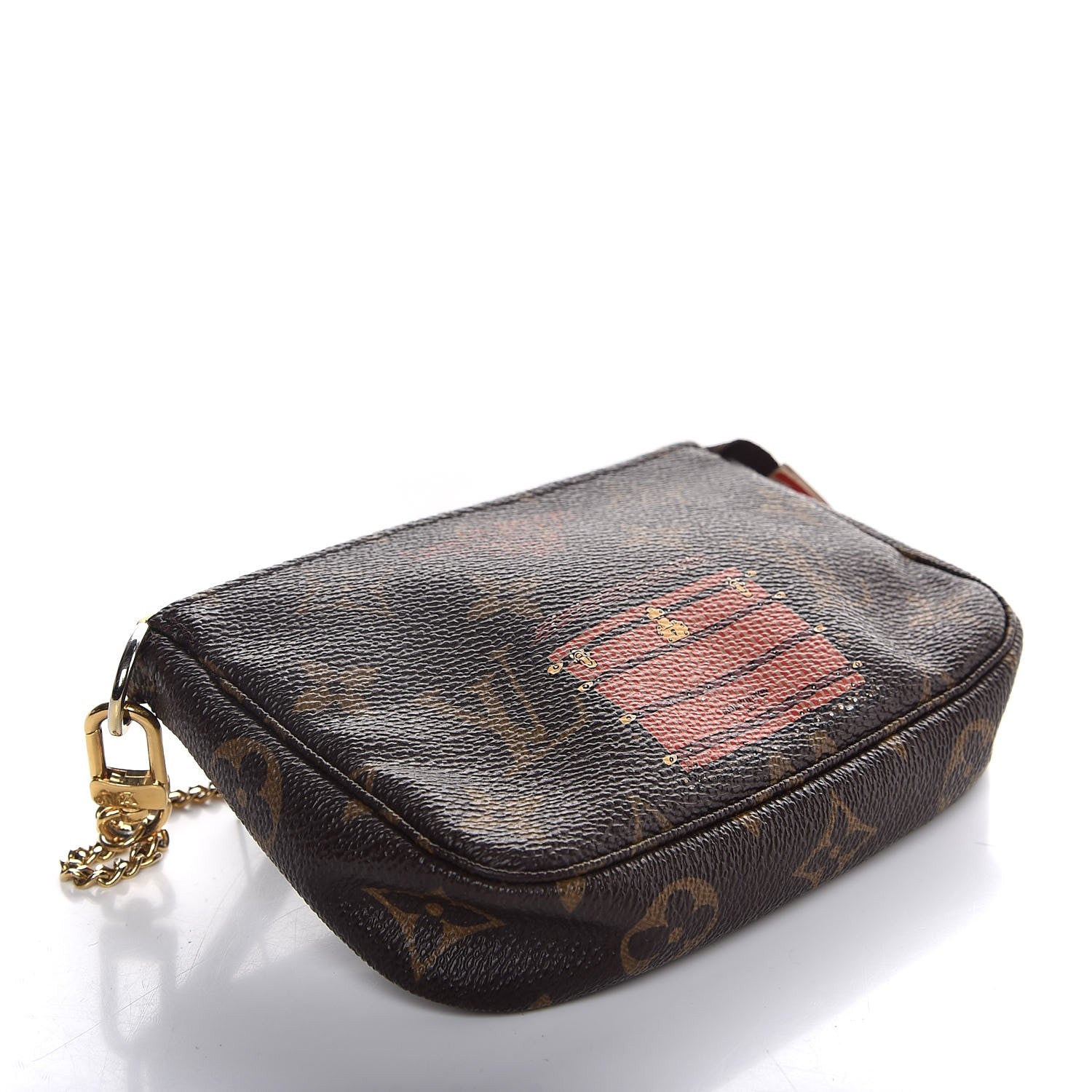 Louis Vuitton Monogram Trunks and Locks Mini Pochette Accessories 4 of 8