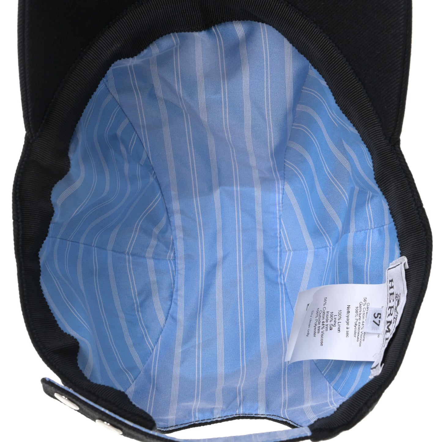 Linen Davis Ancre Cap 57 Black