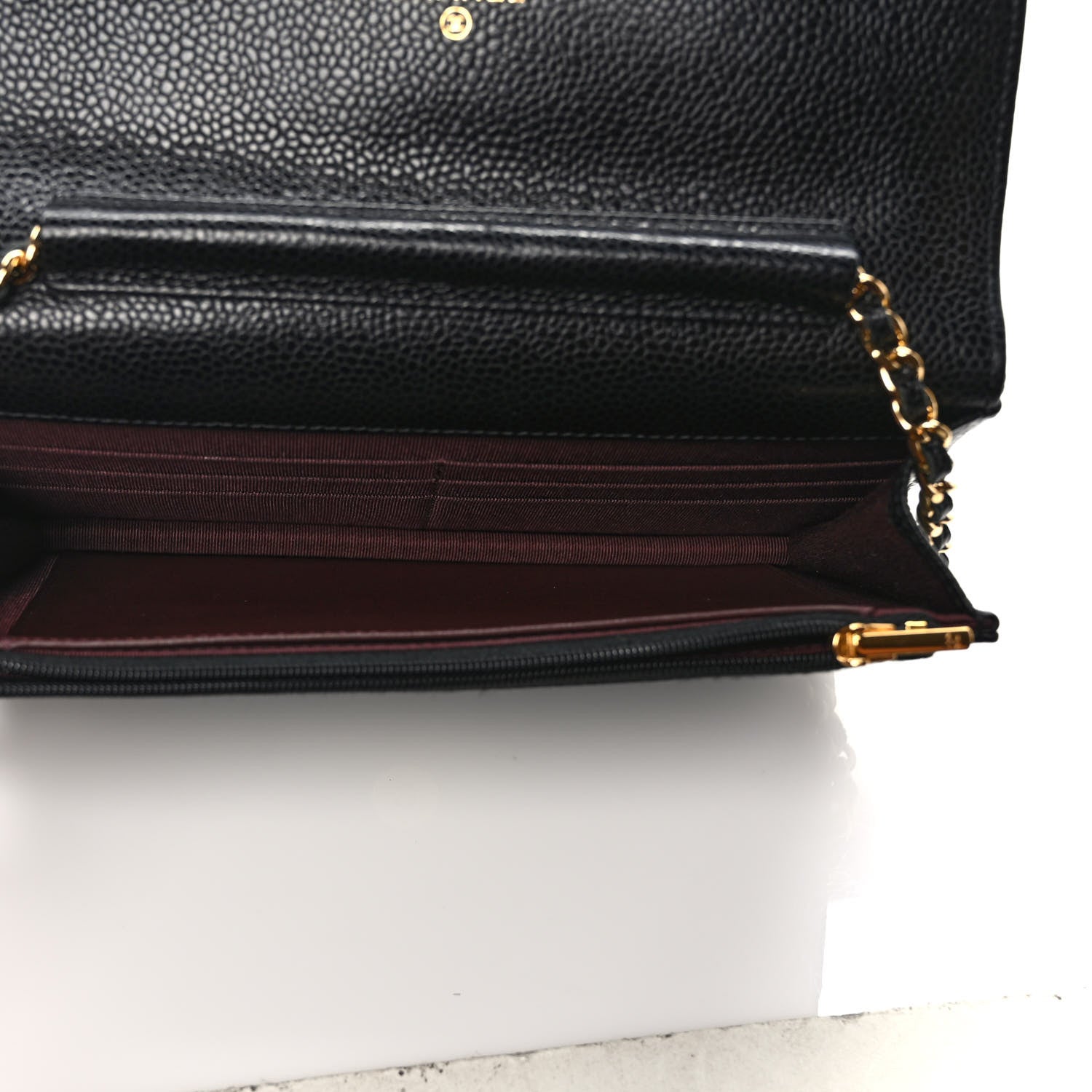 Chanel Caviar Quilted Wallet On Chain WOC Black 5 of 9