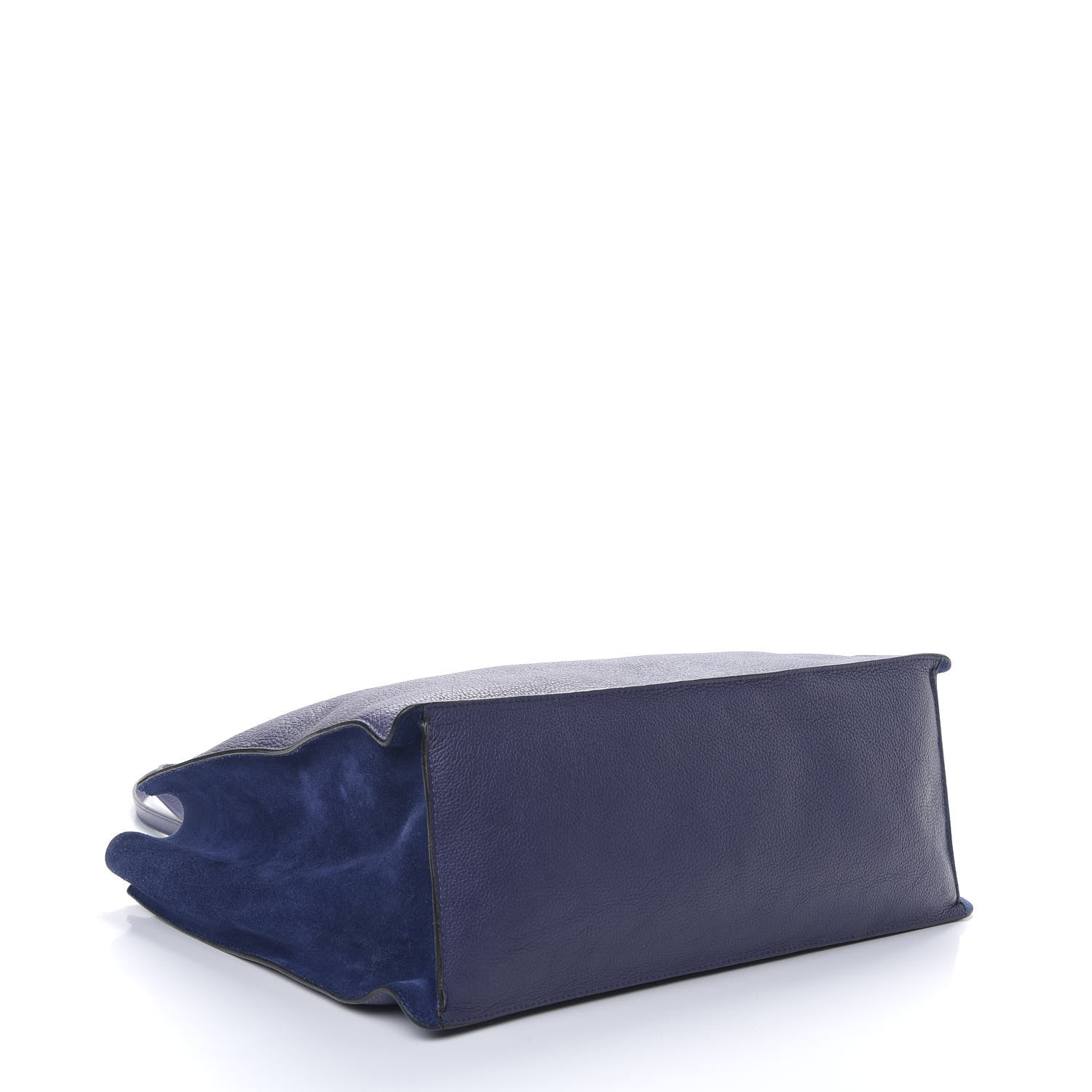 Chloe Grained Calfskin Suede Medium Faye Tote Royal Navy 3 of 10