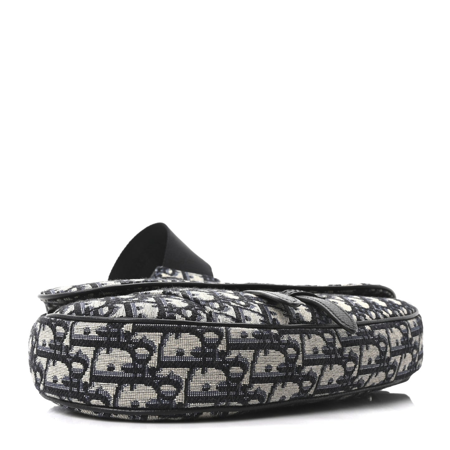 Oblique Mens Saddle Bag Blue