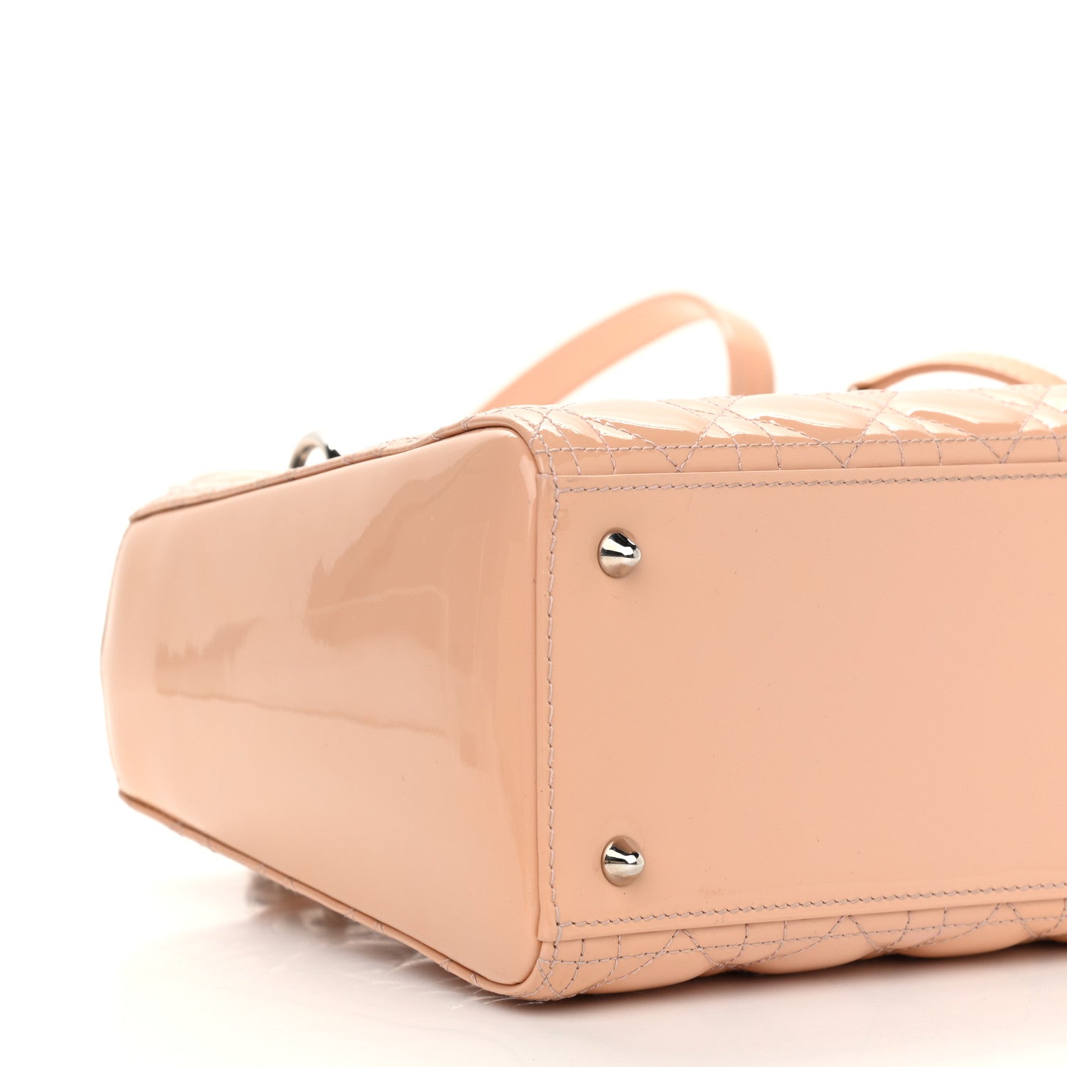 Christian Dior Patent Cannage Medium Lady Dior Light Pink 9 of 12
