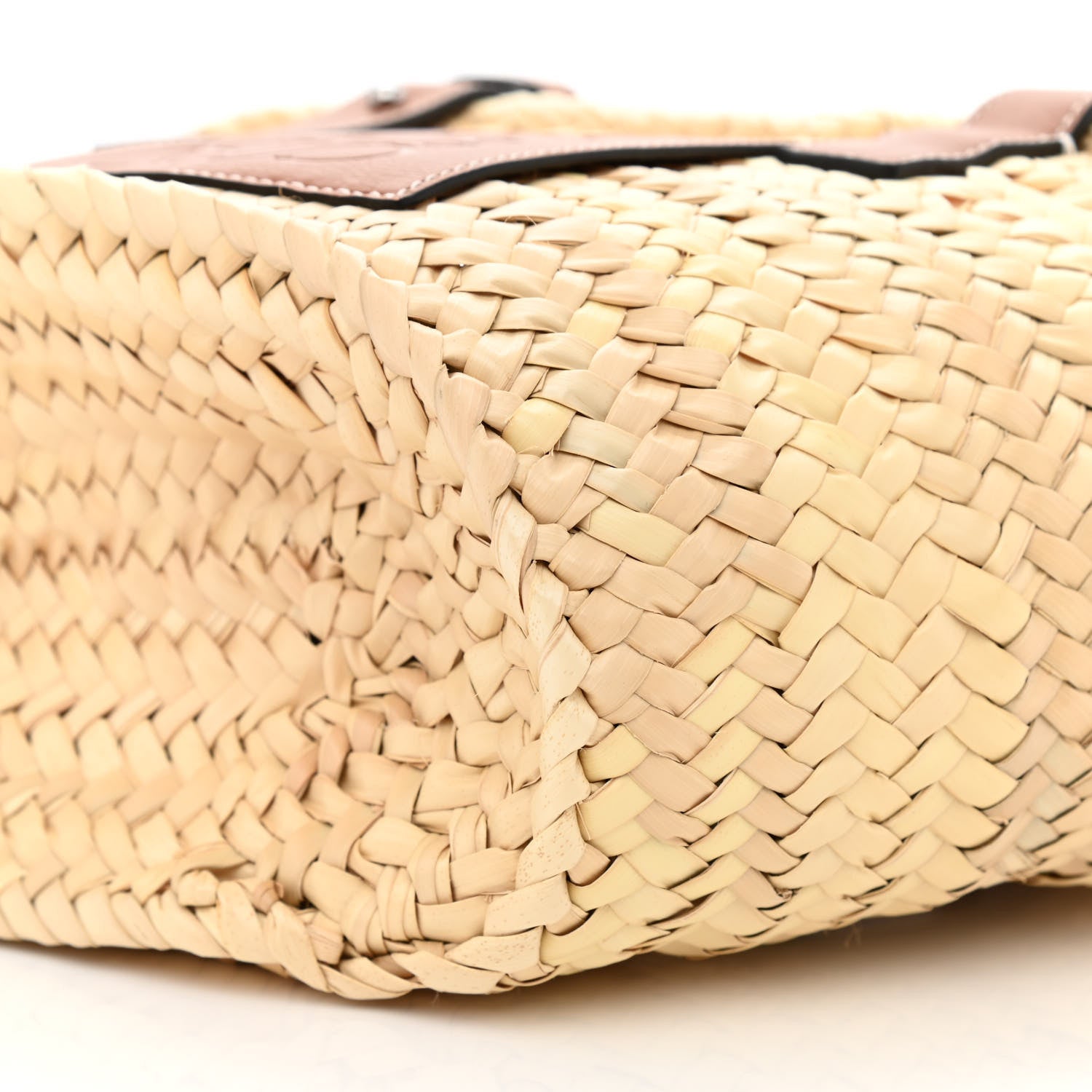 Loewe Raffia Small Basket Tote Bag Natural Tan 10 of 10