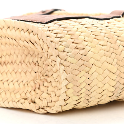 Loewe Raffia Small Basket Tote Bag Natural Tan 10 of 10