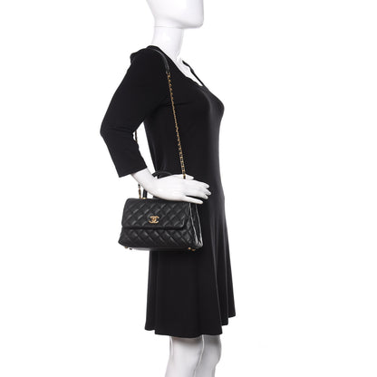Chanel Caviar Quilted Mini Coco Handle Flap Black 2 of 10