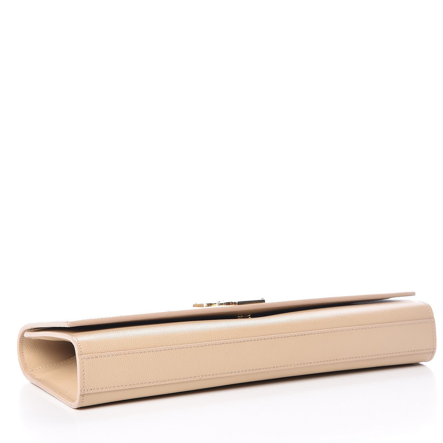 Grain De Poudre Classic Monogram Cassandre Clutch Nude Powder