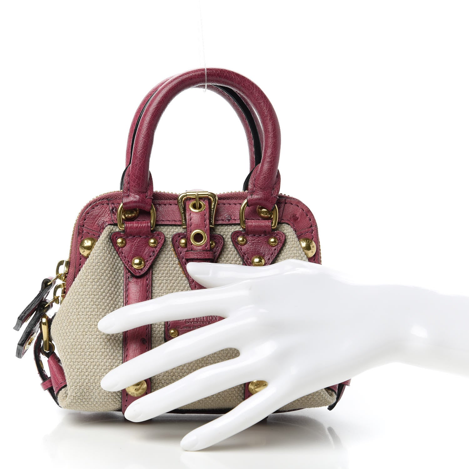 Louis Vuitton Toile Ostrich Trianon Sac de Nuit PM Lilac 2 of 9