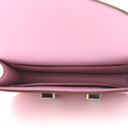 Hermes Epsom Constance Slim Wallet Mauve Sylvestre 6 of 10