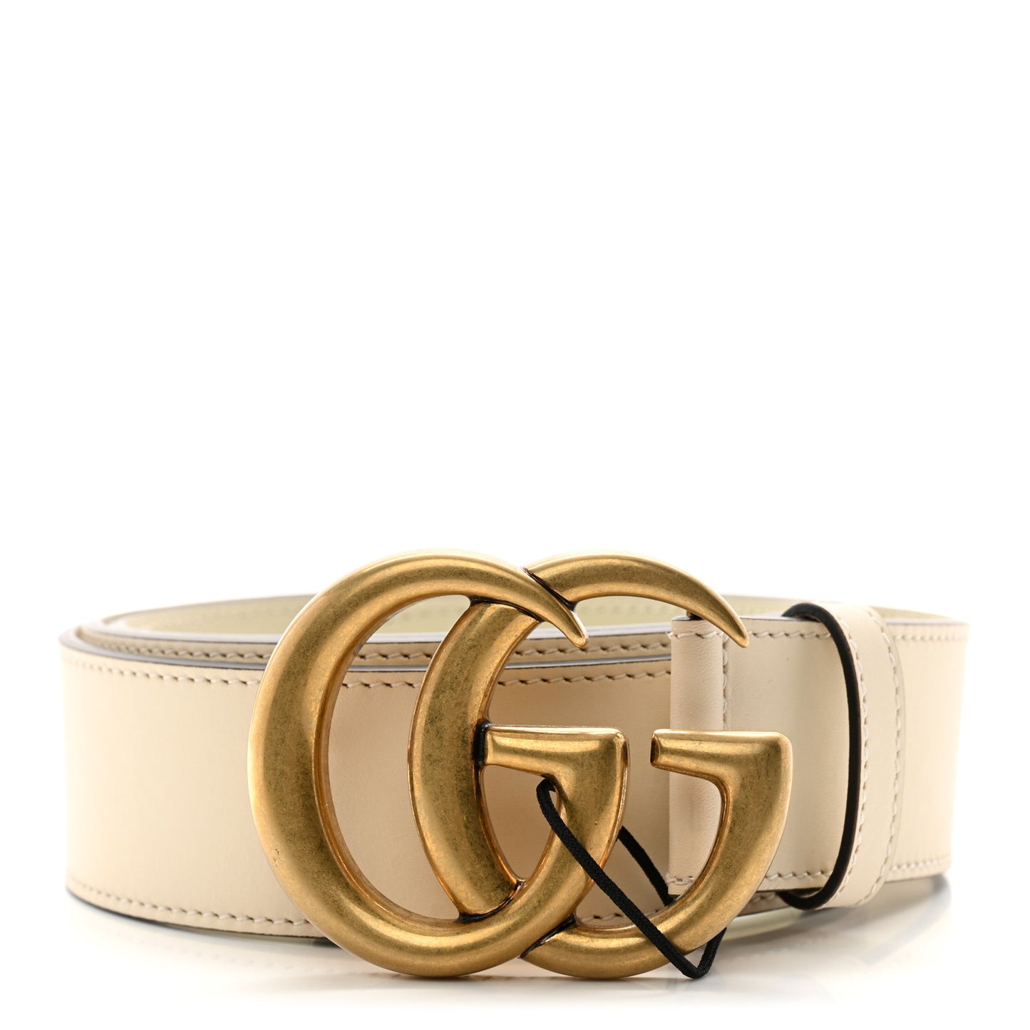 Calfskin Double G 40mm Belt 120 48 Mystic White