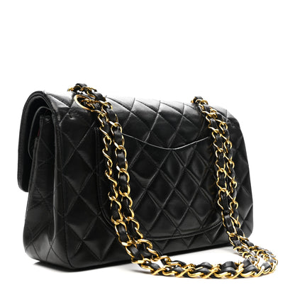 Chanel Lambskin Quilted Small Double Flap Black 3 of 16