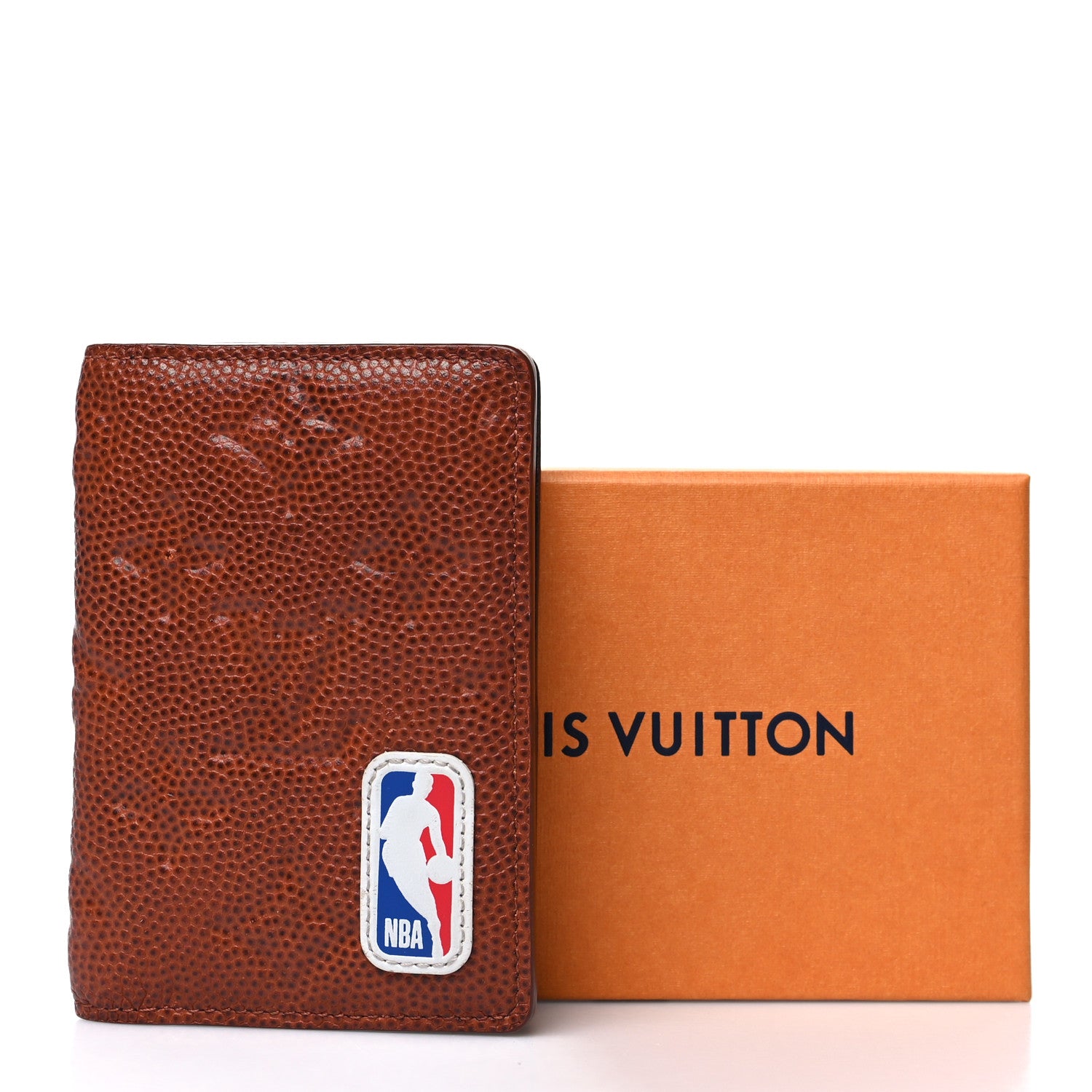 Louis Vuitton X NBA Grained Calfskin Monogram Pocket Organizer Brick Orange 8 of 8