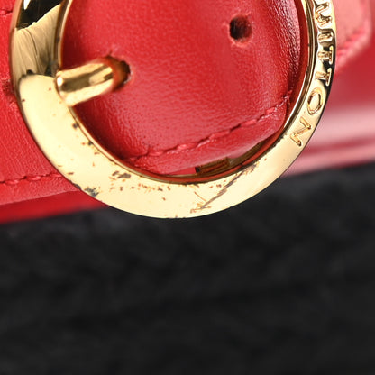 Louis Vuitton Calfskin Monogram Magic Spell Sandals 38 Rouge 9 of 9