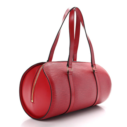 Louis Vuitton Epi Soufflot Castillan Red 3 of 8