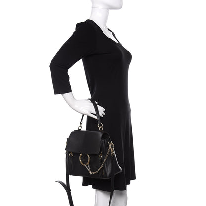 Chloe Calfskin Small Faye Day Shoulder Bag Black 2 of 11