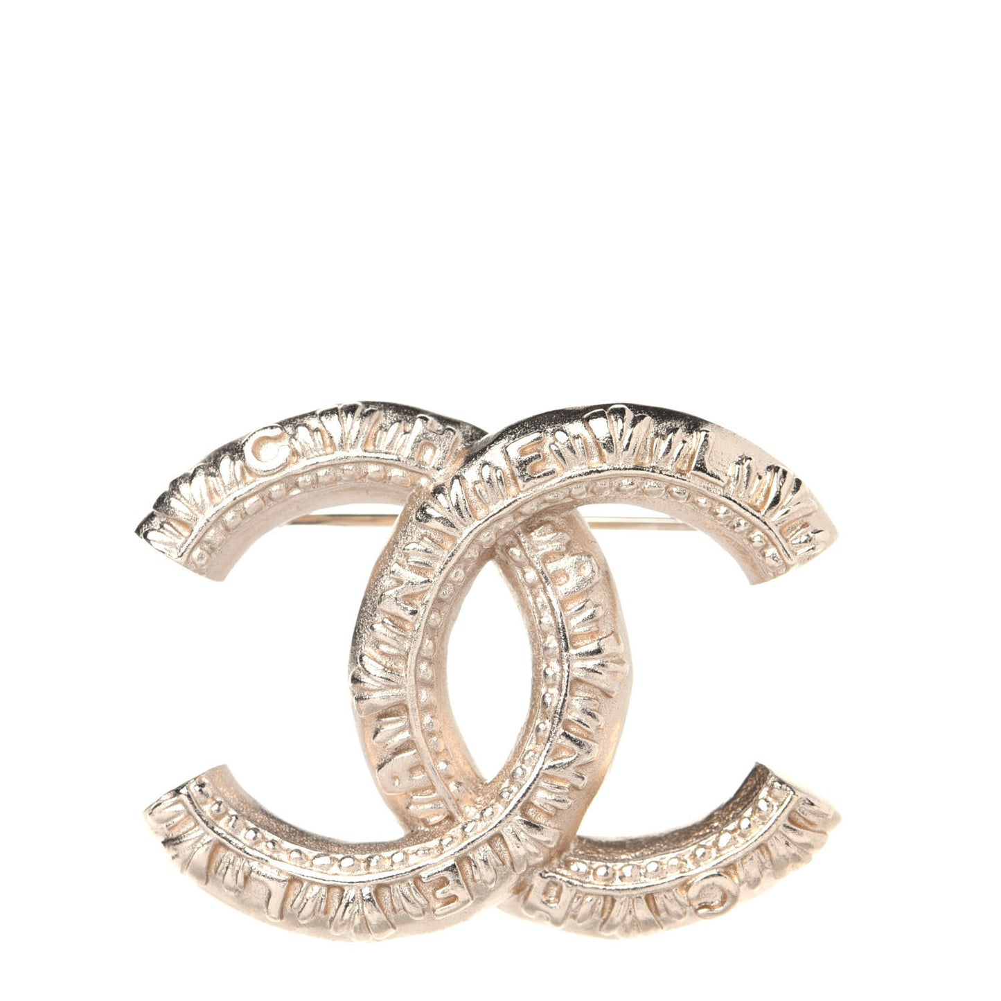 CC Logo Brooch Gold