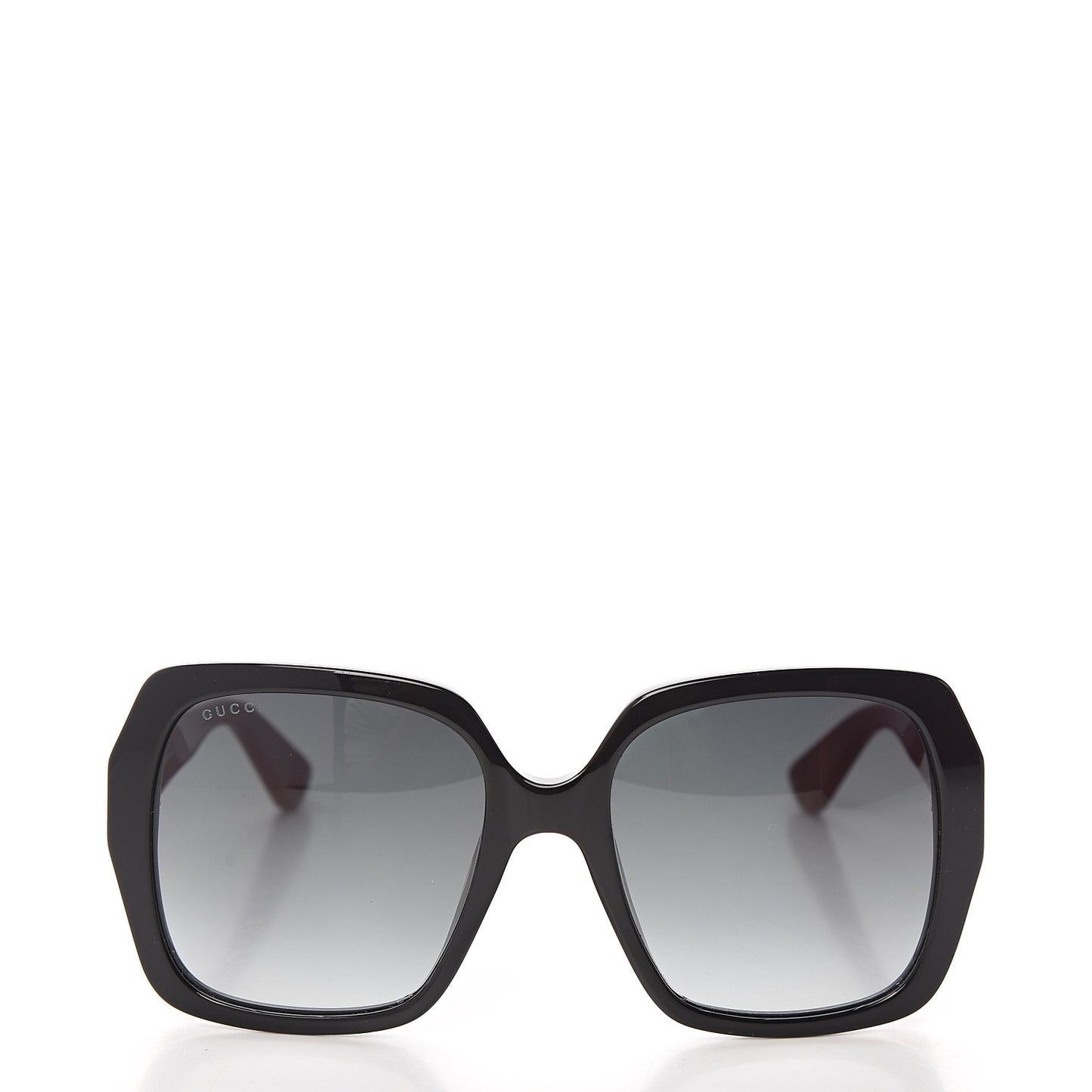 Acetate Square Frame GG0096S Sunglasses Black Red