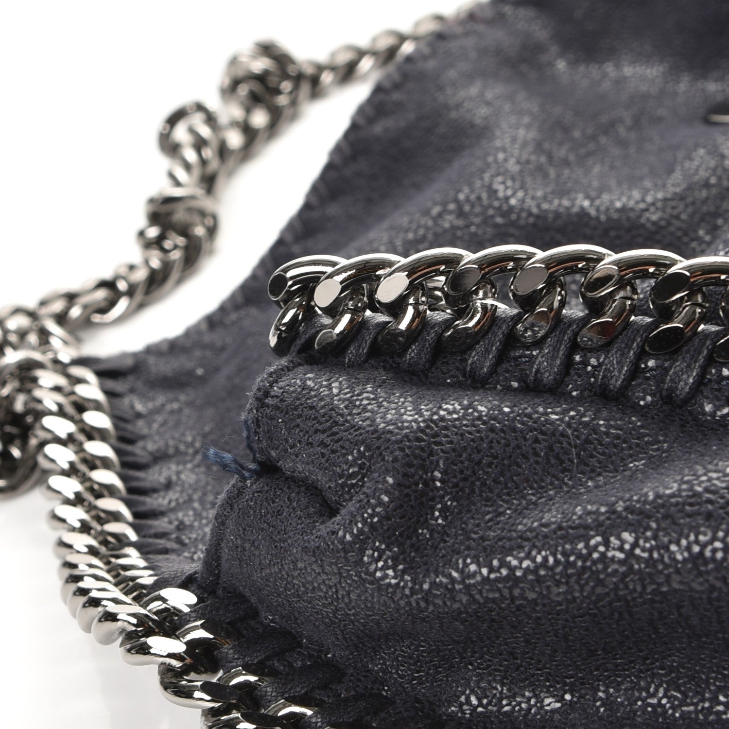 Stella McCartney Shaggy Deer Falabella Tote Navy 8 of 8