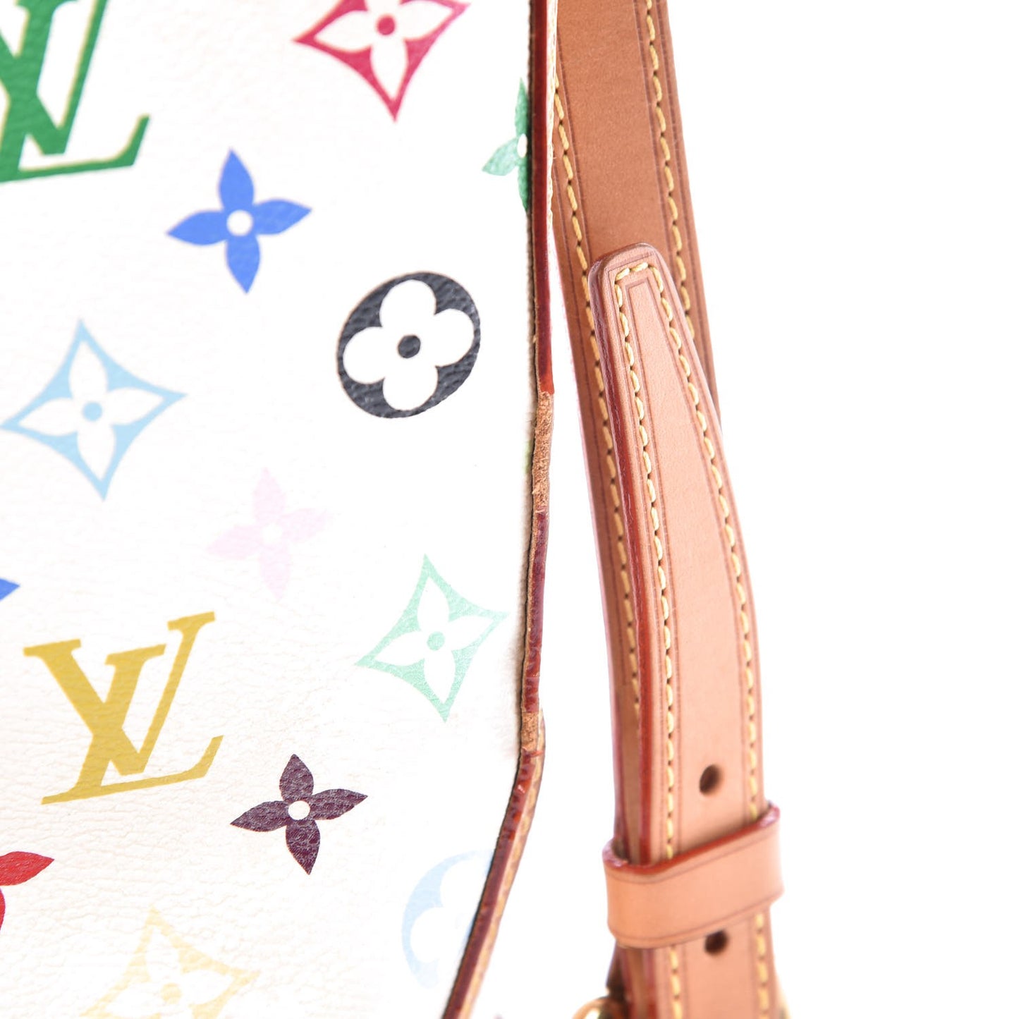 Monogram Multicolor Sharleen GM White