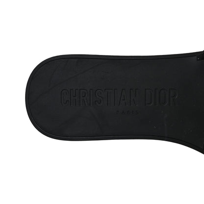 Christian Dior Shiny Technical Fabric Oblique Dio(r)evolution Slide Sandals 37 Black 7 of 7