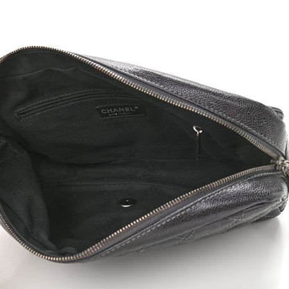 Chanel Iridescent Caviar Quilted Large Chic Flap Grey 4 of 8