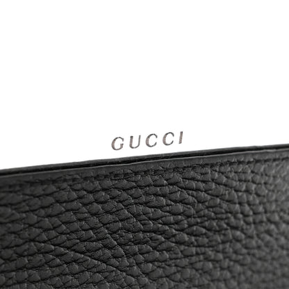 Gucci Calfskin Mini GG Marmont Chain Wallet Black 6 of 12