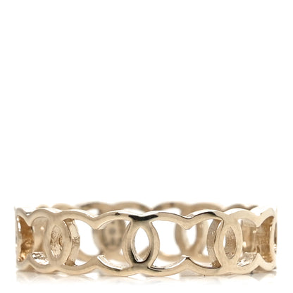 Chanel Metal CC Ring 54 7 Gold 1 of 4