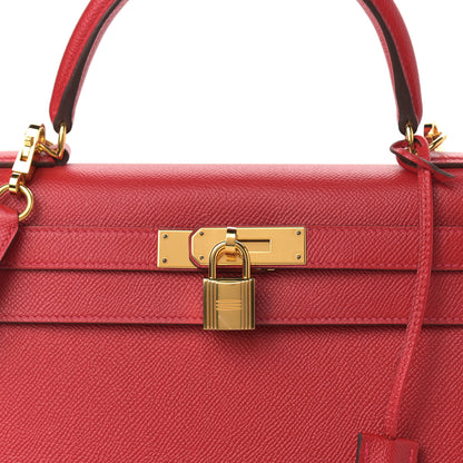 Hermes Epsom Kelly Sellier 28 Rouge Casaque 8 of 11