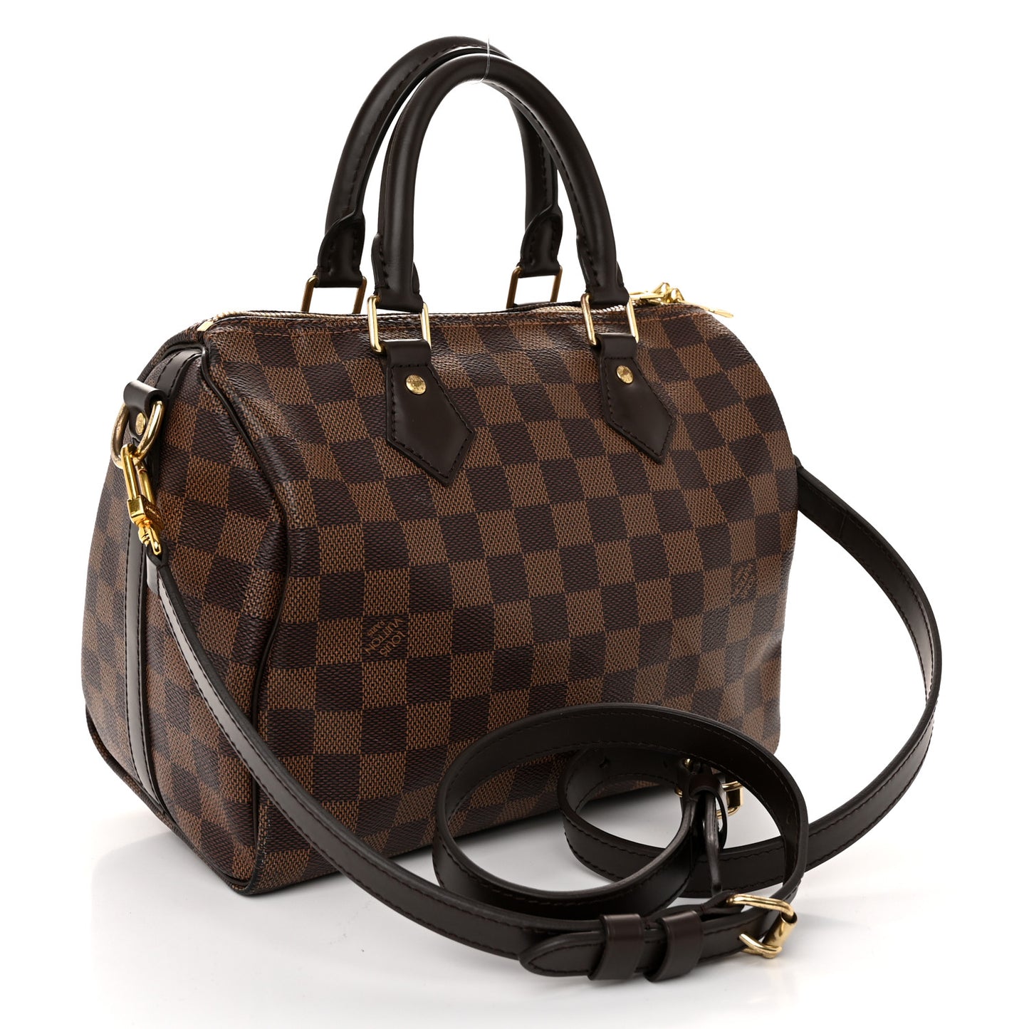 Damier Ebene Speedy Bandouliere 25
