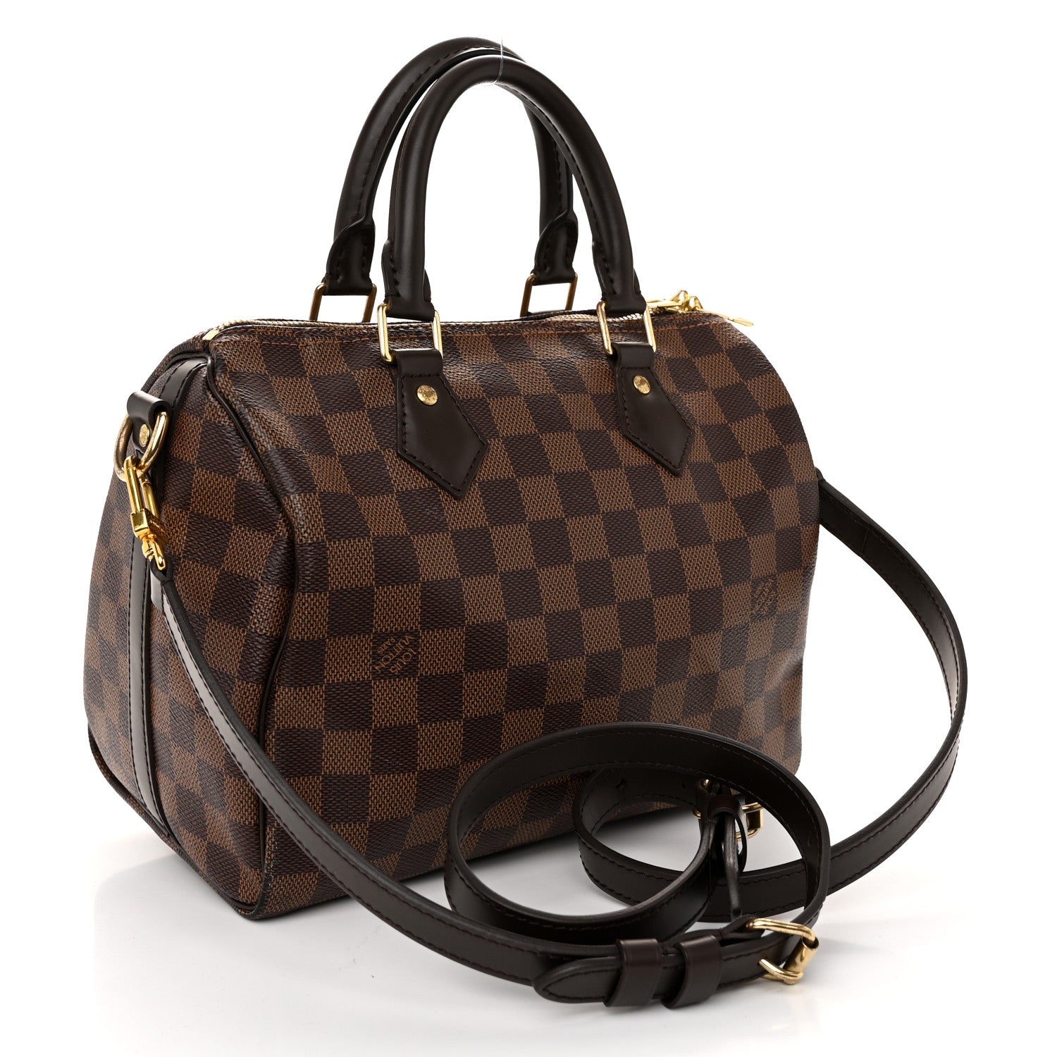 Louis Vuitton Damier Ebene Speedy Bandouliere 25 3 of 9