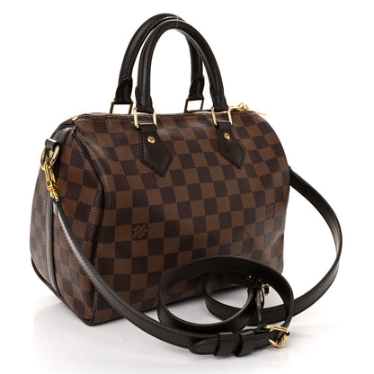 Louis Vuitton Damier Ebene Speedy Bandouliere 25 3 of 9