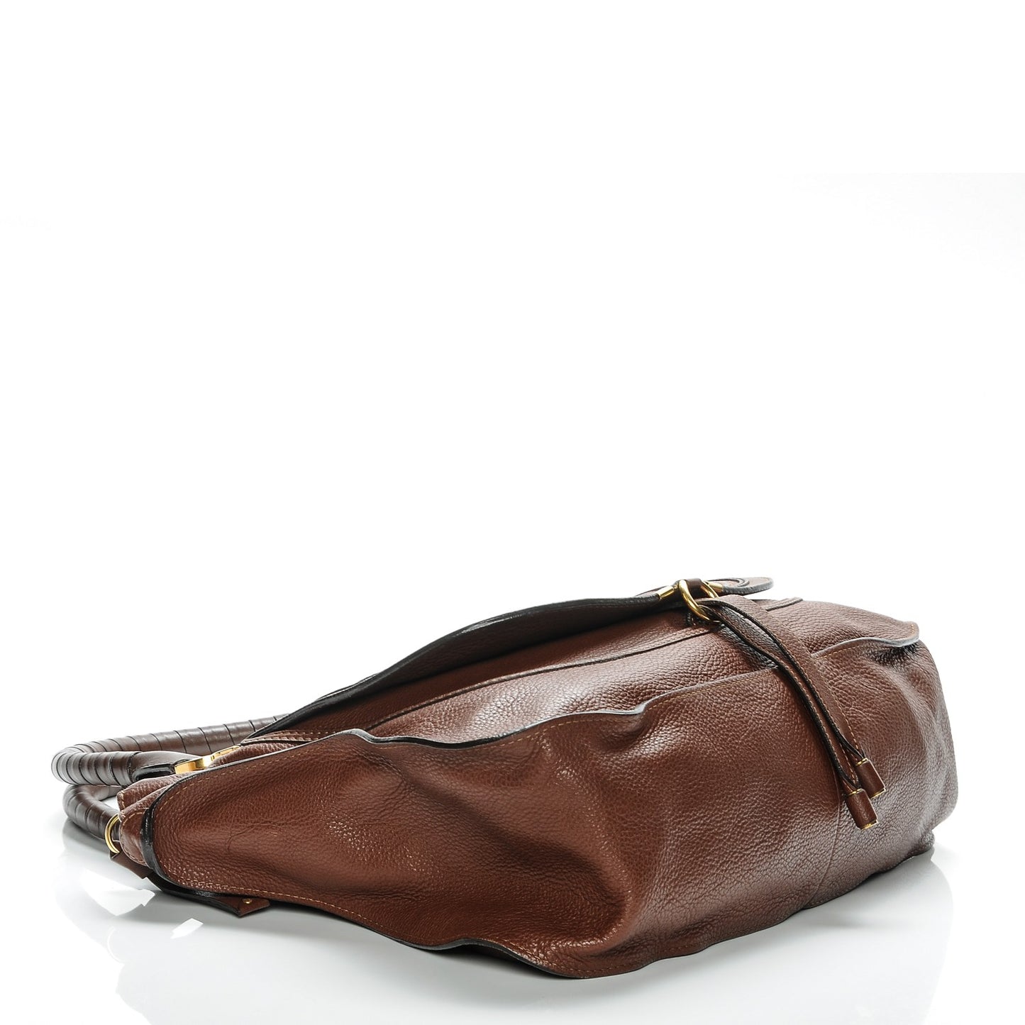 Calfskin Large Marcie Satchel Oak