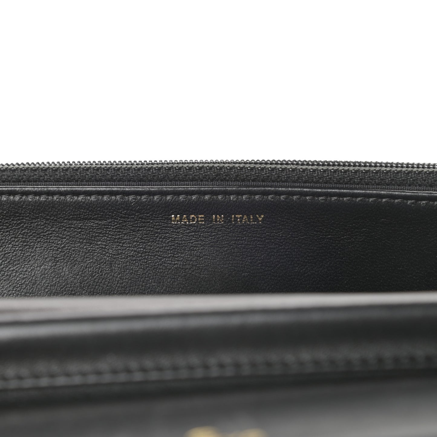 Lambskin Quilted Boy Wallet On Chain WOC Black