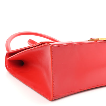 Balenciaga Shiny Box Calfskin Medium Hourglass Top Handle Bag Bright Red 8 of 11