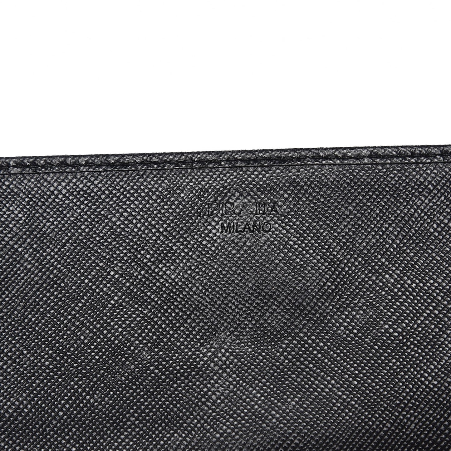 Saffiano Metal Oro Chain Wallet Nero Black
