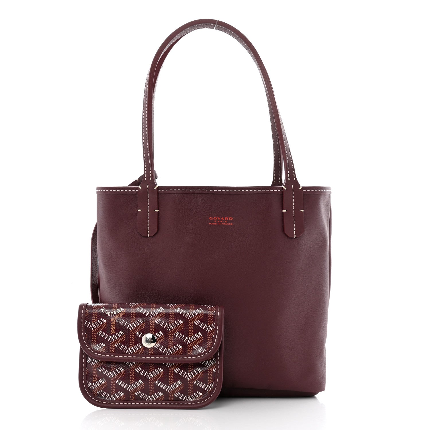 Goyard Goyardine Reversible Mini Anjou Burgundy 5 of 20