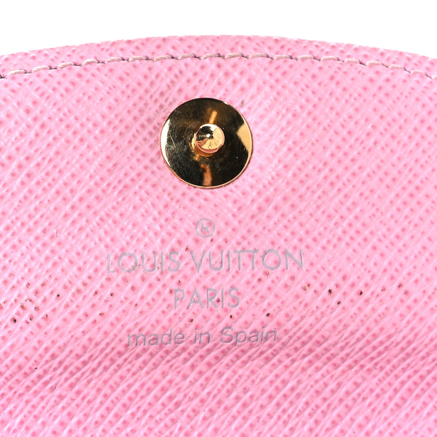 Louis Vuitton Monogram Multicolor Business Card Holder White Litchi 6 of 7