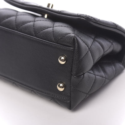 Chanel Caviar Quilted Extra Mini Coco Handle Flap Black 9 of 11