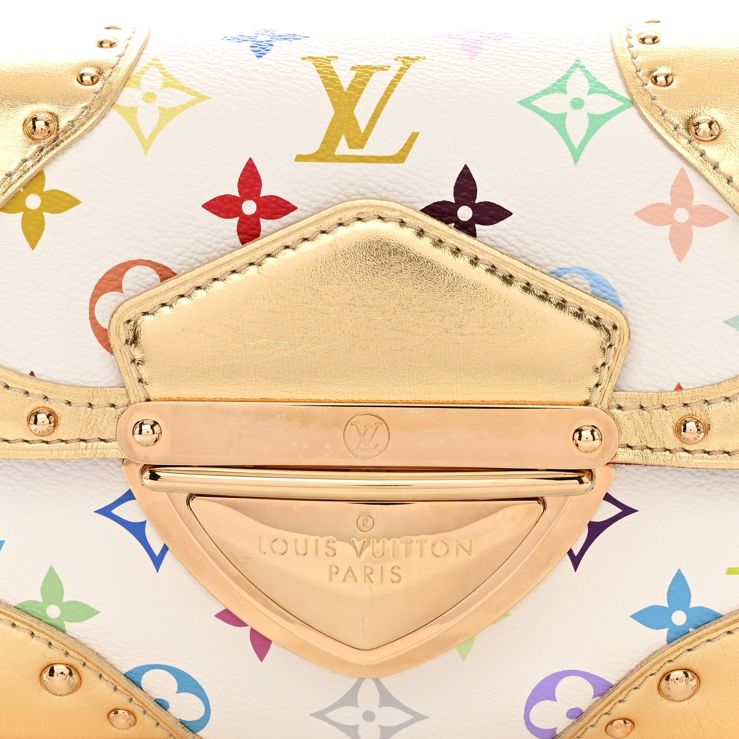 Louis Vuitton Monogram Multicolor Marilyn White Gold 8 of 10