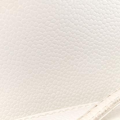 Chanel Caviar CC Backpack White 12 of 19