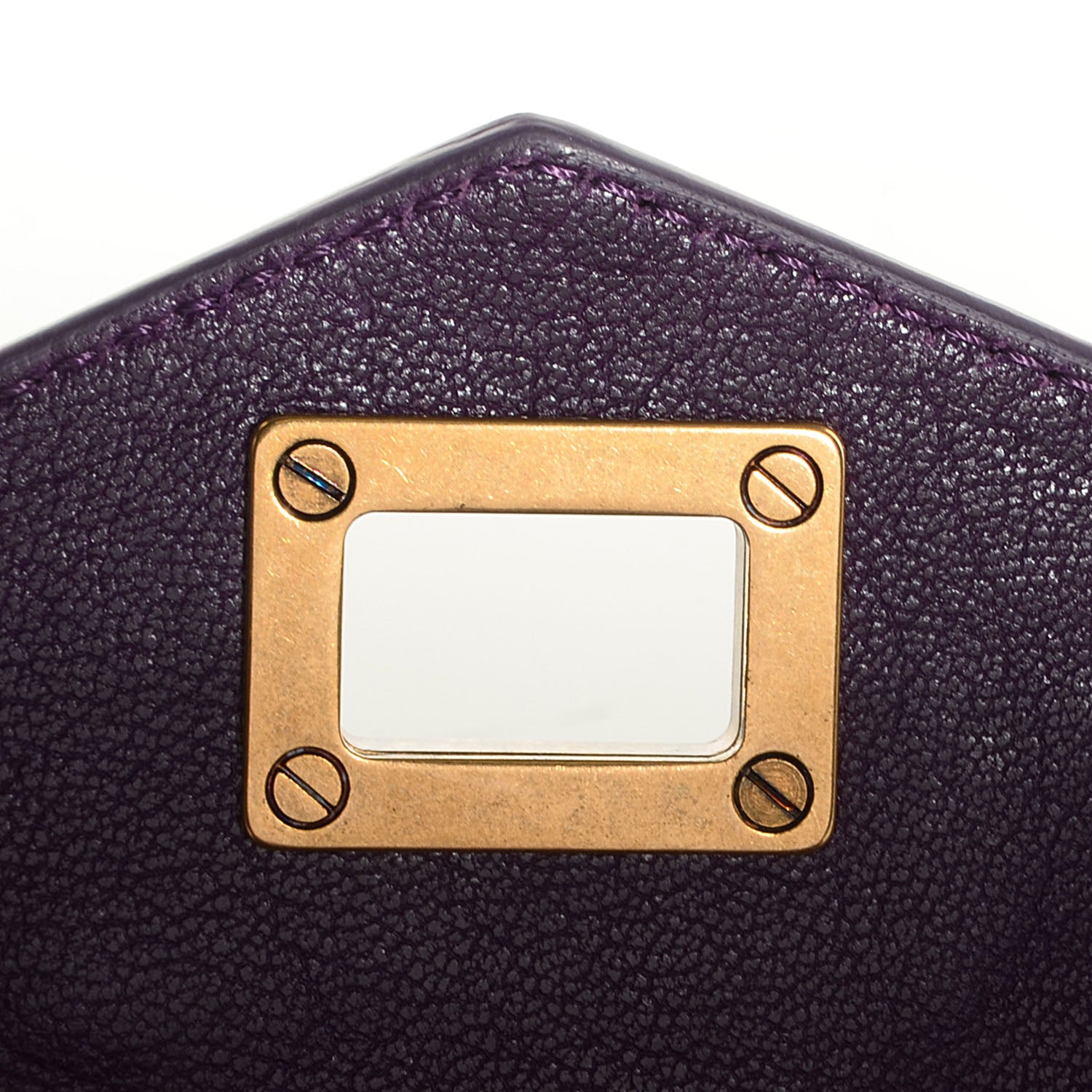 Proenza Schouler Leather PS1 Pouch Messenger Bag Grape Jam 8 of 13
