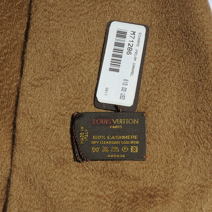 Louis Vuitton Cashmere Jhelam Stole Caramel 4 of 4