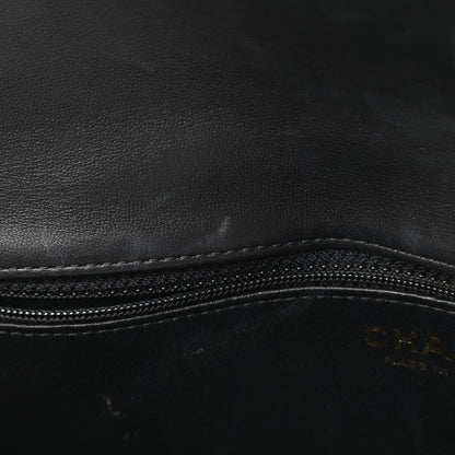 Chanel Lambskin Quilted Flap Clutch Black 11 of 14