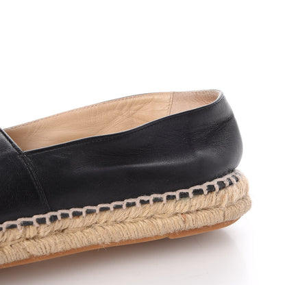 Chanel Lambskin CC Espadrilles 39 Black 14 of 25