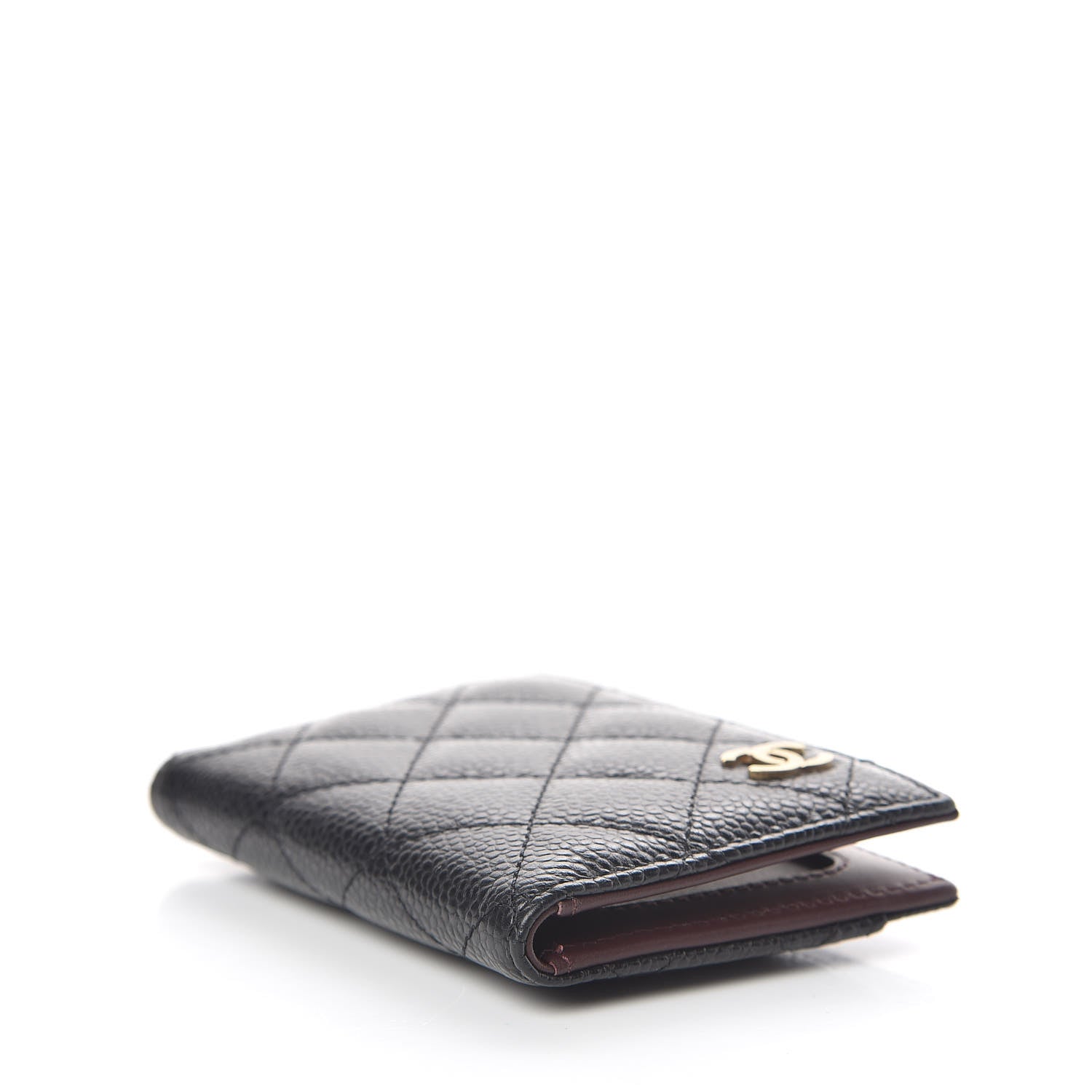Chanel Caviar Quilted Card Holder Wallet Black 4 of 8