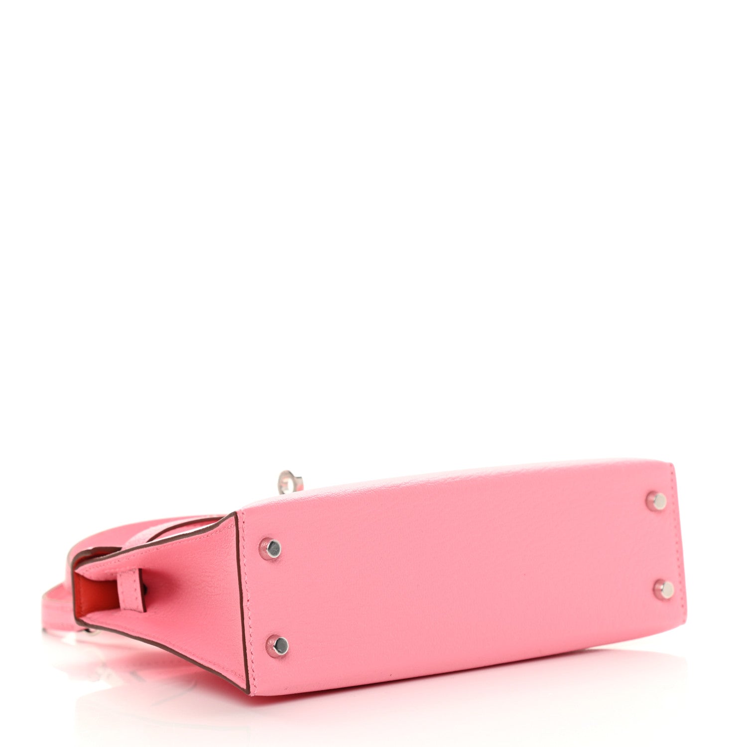 Hermes Chevre Mysore Verso Mini Kelly Sellier 20 Rose Confetti Sanguine 5 of 12