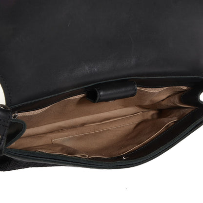 Chanel Calfskin Quilted Large Highlander Messenger Black 5 of 8