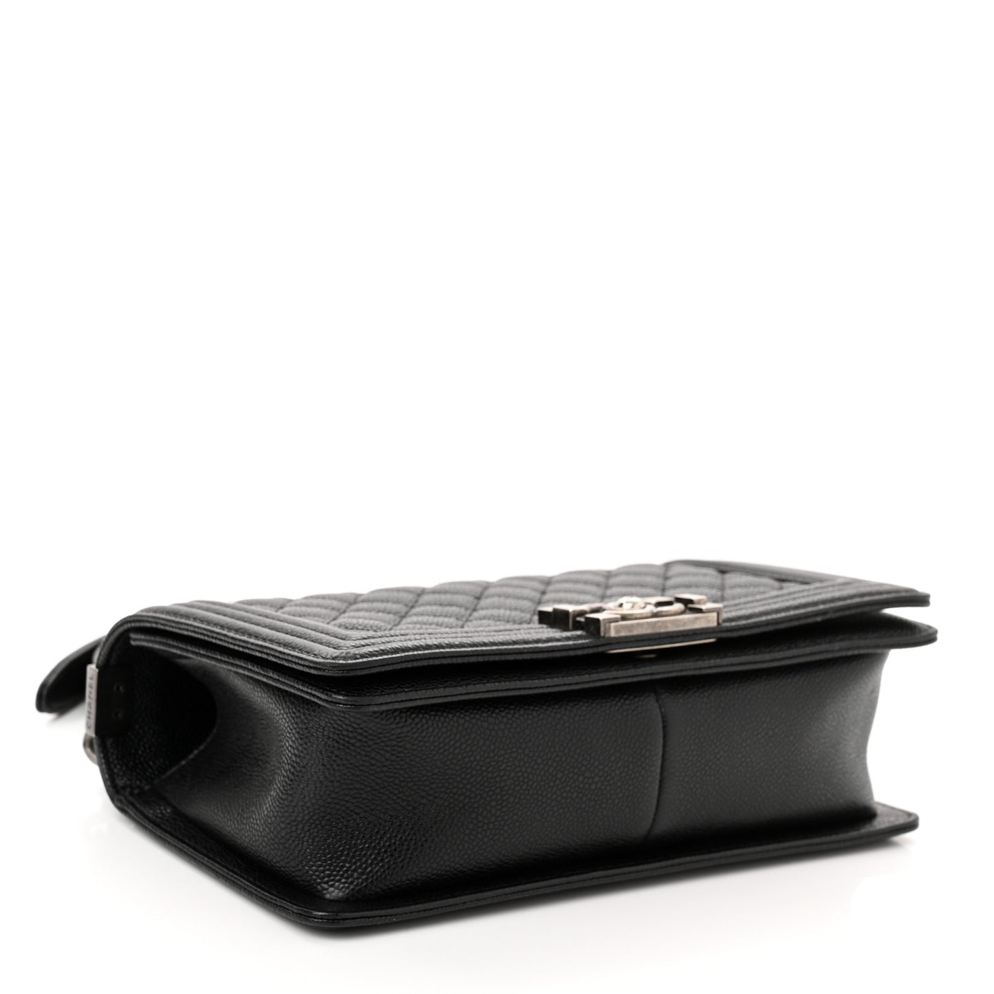 Caviar Quilted Medium Boy Flap Black