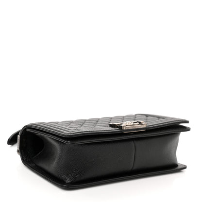 Chanel Caviar Quilted Medium Boy Flap Black 4 of 11