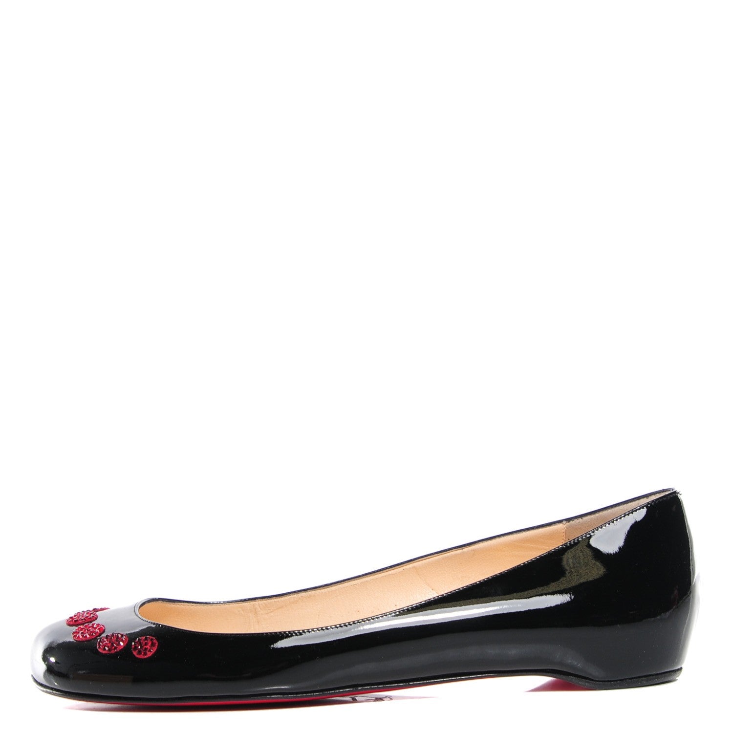 Christian Louboutin Patent Simplenodo Flats 37 Black 1 of 5