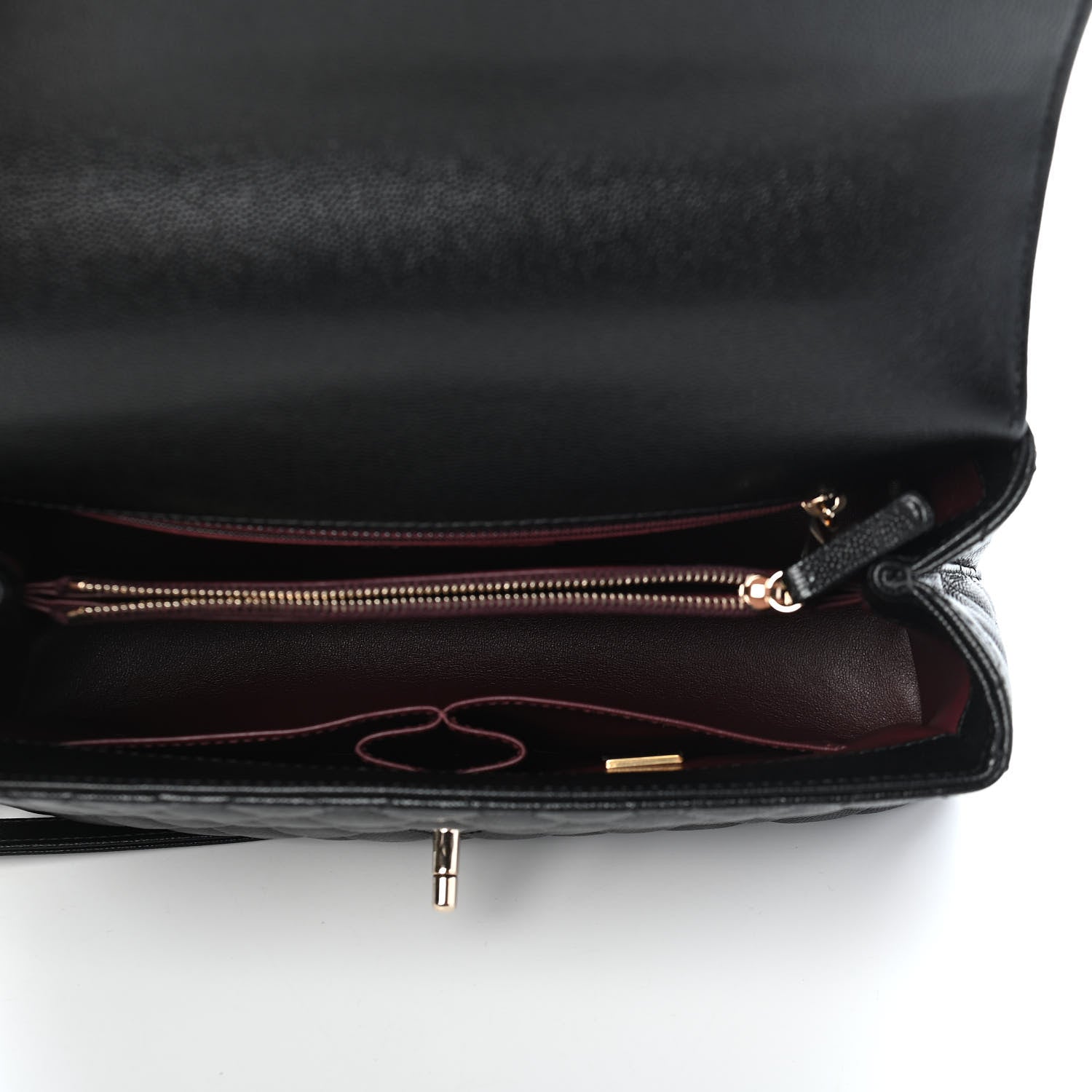 Chanel Caviar Quilted Small Coco Handle Flap Black 5 of 9